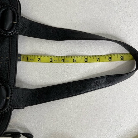 Cole Haan Black Brown Boho Shoulder Bag Purse - Picture 3 of 13